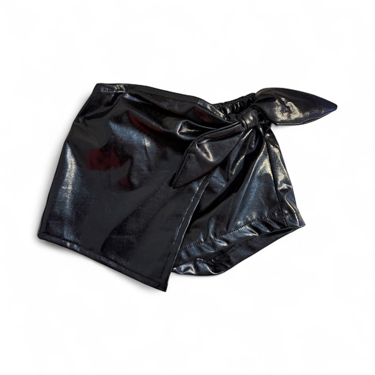 Black Leather Shorts